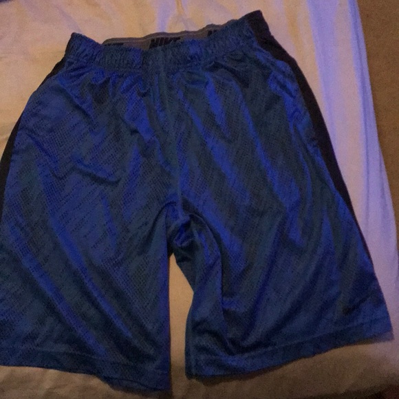 Blue Nike DRI-FIT Shorts - Picture 2 of 4